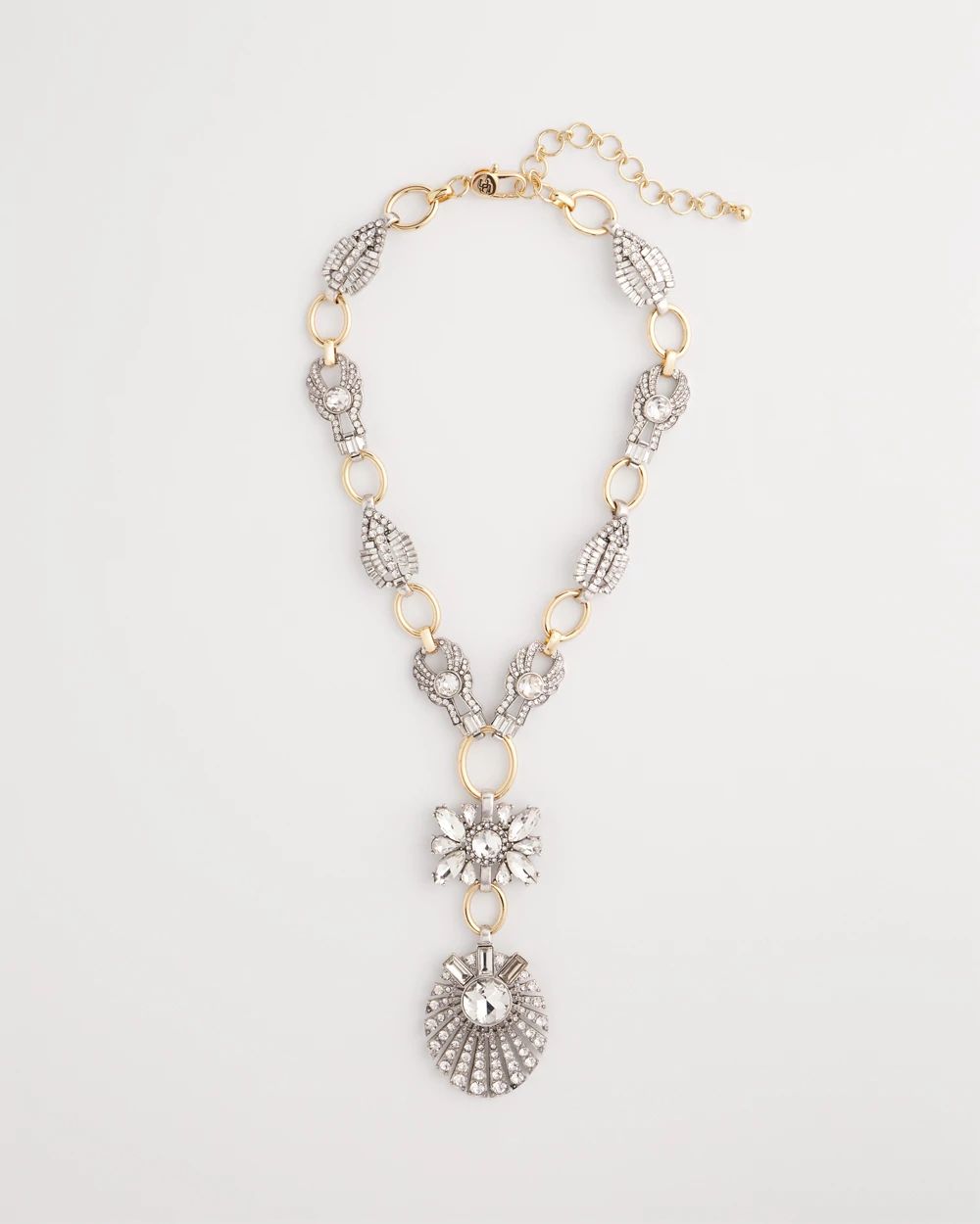 chico-deco♡ Chico's Originals Art Deco Crystal Y-Necklace | Chico's